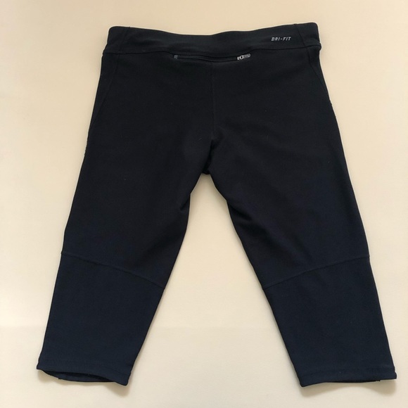Sz M Nike Dri-Fit Running Cropped Leggings - Picture 5 of 6